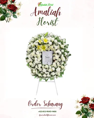 Krans Bunga Duka Cita di Batuagung