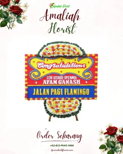 Bunga Papan Congratulation di Batuagung